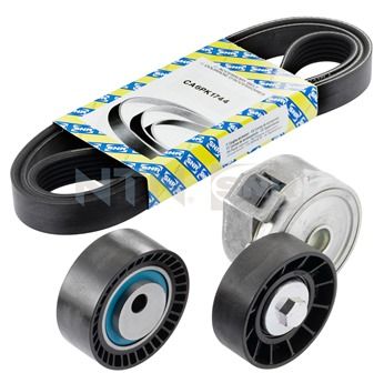 SNR Komplet klinastih orebrenih remena