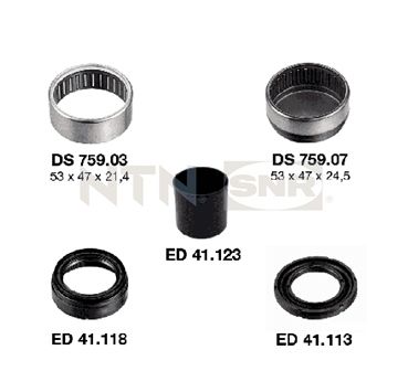 SNR Uležištenje, tijelo osovine