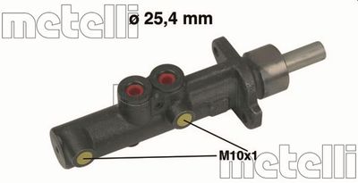 METELLI Glavni kočioni cilindar