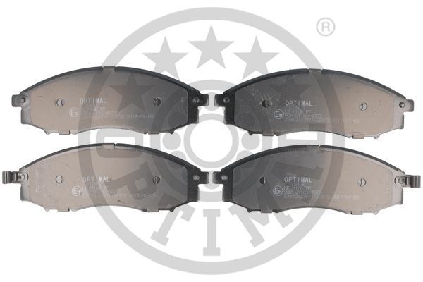 OPTIMAL Komplet kočionih obloga, disk-kočnica