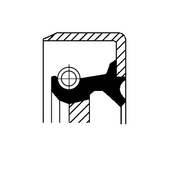 CORTECO Brtveni prsten vratila, diferencijal