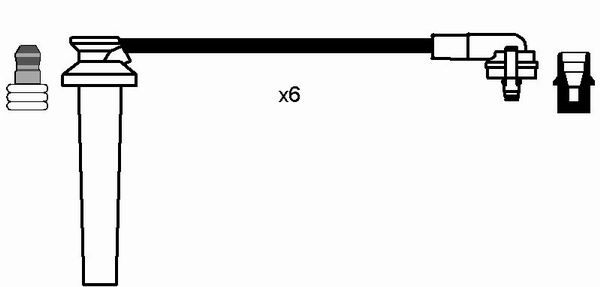 RC-FD1204  NGK Komplet vodova paljenja