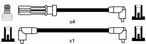 RC-VL606  NGK Komplet vodova paljenja
