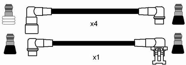 RC-VL1302  NGK Komplet vodova paljenja