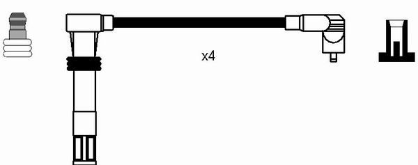 RC-VW910  NGK Komplet vodova paljenja