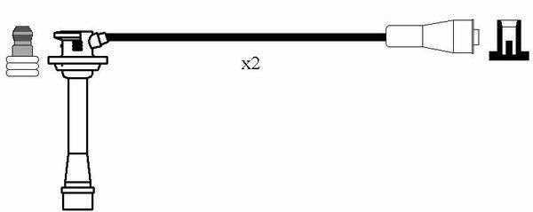 RC-KA404  NGK Komplet vodova paljenja