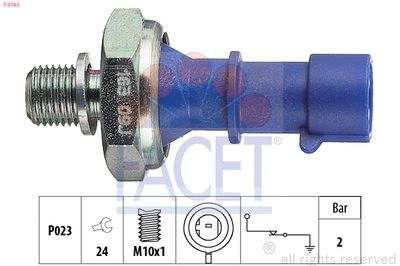FACET Prekidač tlaka ulja