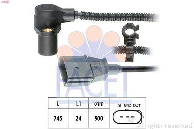 FACET Davač impulsa, koljenasto vratilo