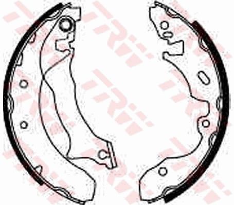 TRW Komplet kočionih papuča