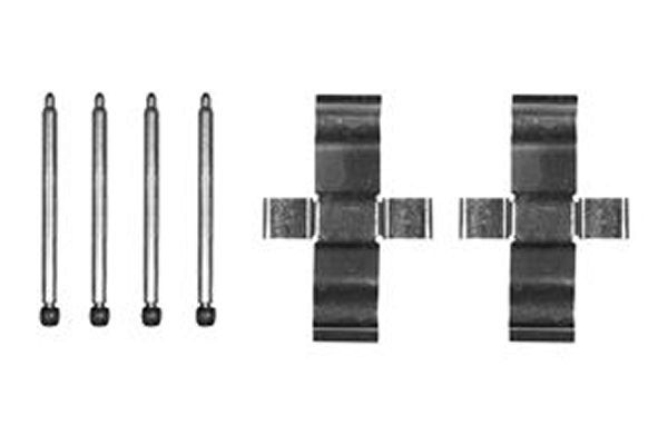 TRW Komplet dodatne opreme, obloga disk-kočnice