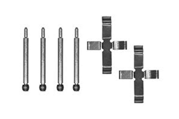 TRW Komplet dodatne opreme, obloga disk-kočnice