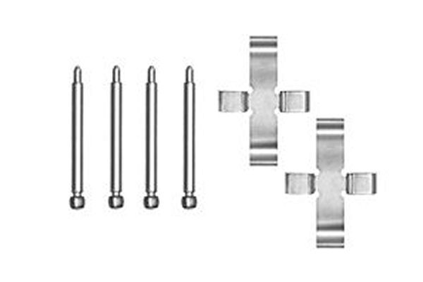 TRW Komplet dodatne opreme, obloga disk-kočnice