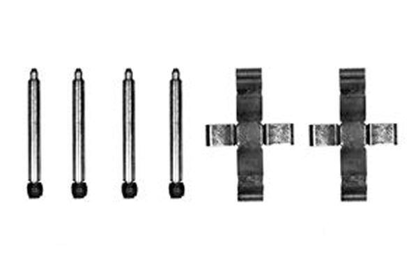 TRW Komplet dodatne opreme, obloga disk-kočnice