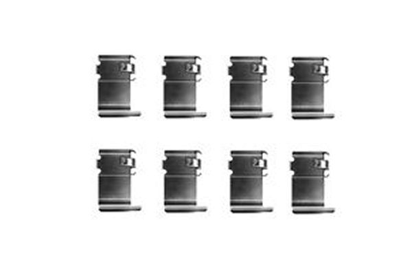 TRW Komplet dodatne opreme, obloga disk-kočnice