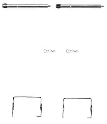 TRW Komplet dodatne opreme, obloga disk-kočnice