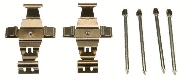 TRW Komplet dodatne opreme, obloga disk-kočnice