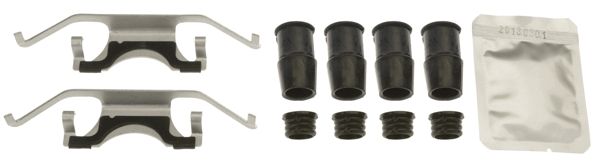 TRW Komplet dodatne opreme, obloga disk-kočnice