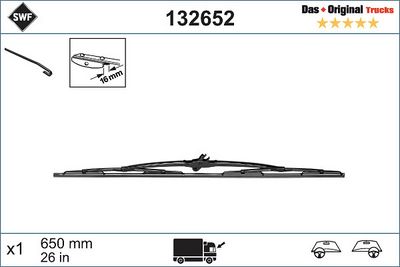 SWF Metlica brisača