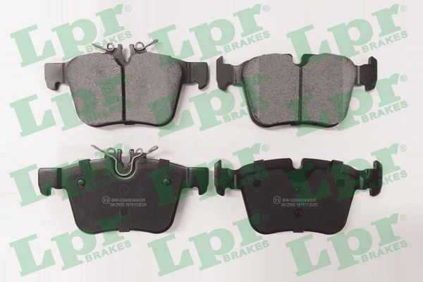 LPR Komplet kočionih obloga, disk-kočnica