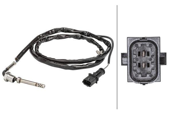 HELLA Senzor, temperatura ispušnih plinova