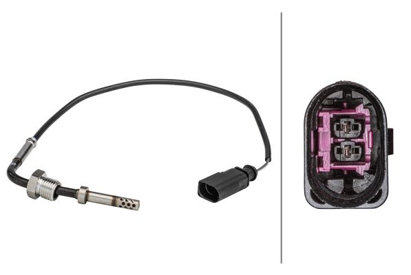 HELLA Senzor, temperatura ispušnih plinova