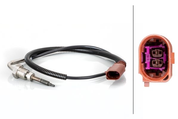 HELLA Senzor, temperatura ispušnih plinova