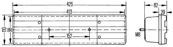 HELLA Stražnje svjetlo