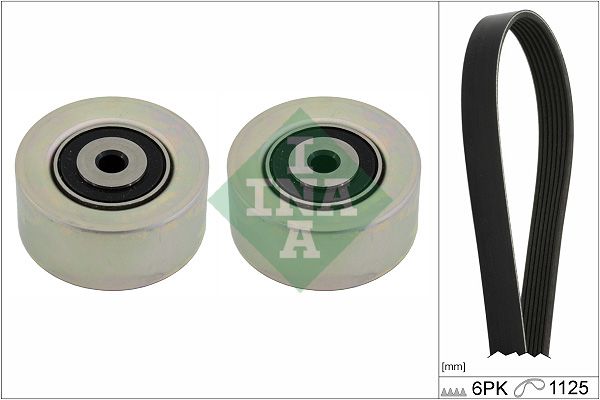 INA Komplet klinastih orebrenih remena