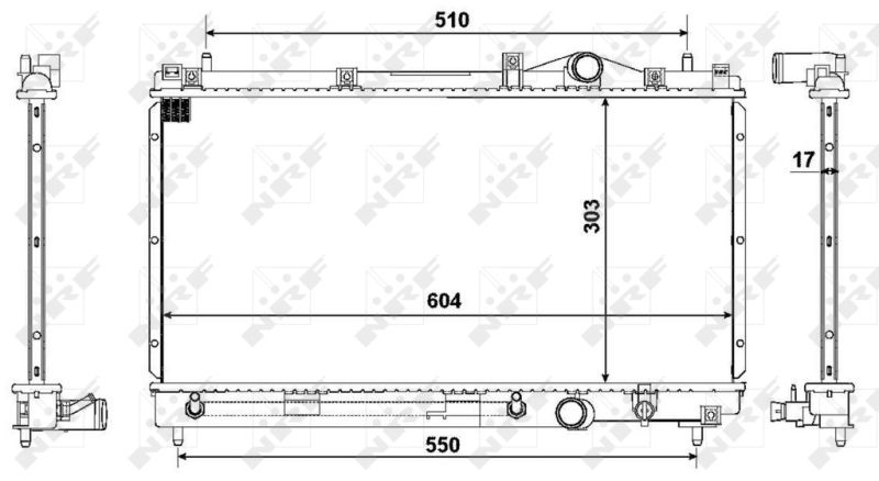 NRF Hladnjak, hlađenje motora