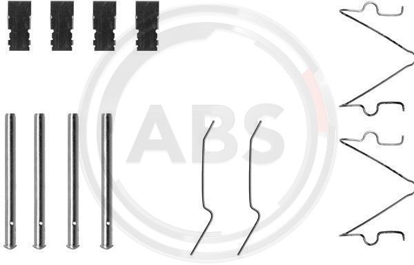 ABS Komplet dodatne opreme, obloga disk-kočnice