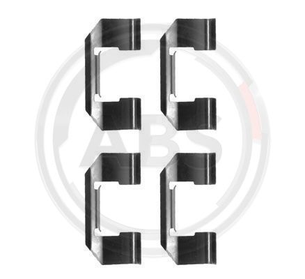 ABS Komplet dodatne opreme, obloga disk-kočnice