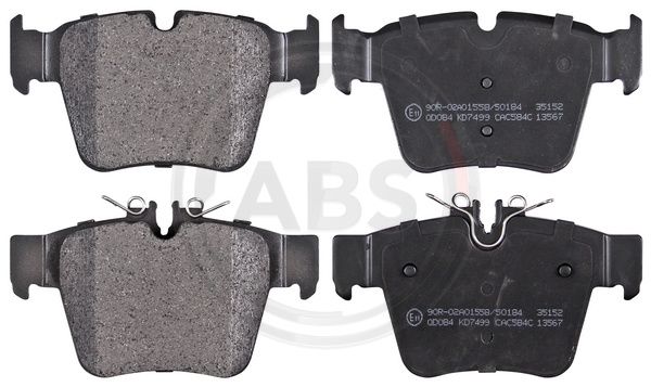 ABS Komplet kočionih obloga, disk-kočnica