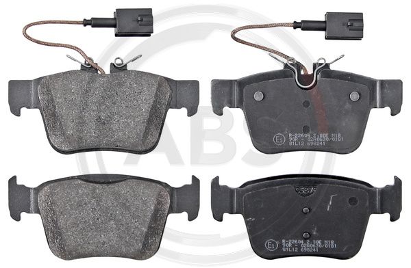 ABS Komplet kočionih obloga, disk-kočnica