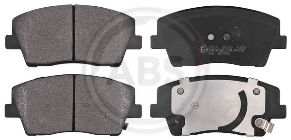 ABS Komplet kočionih obloga, disk-kočnica