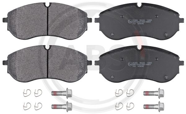 A.B.S. Komplet kočnih obloga, disk kočnica