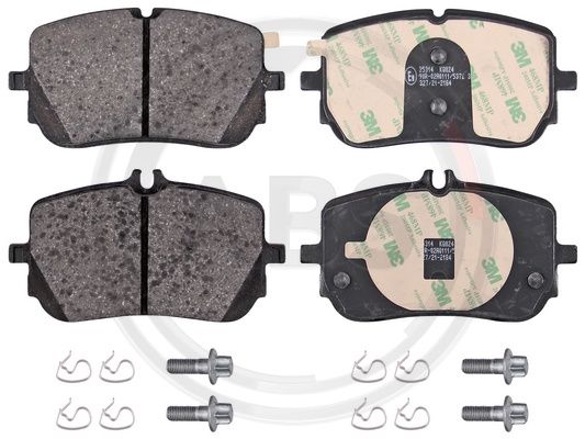 A.B.S. Komplet kočnih obloga, disk kočnica