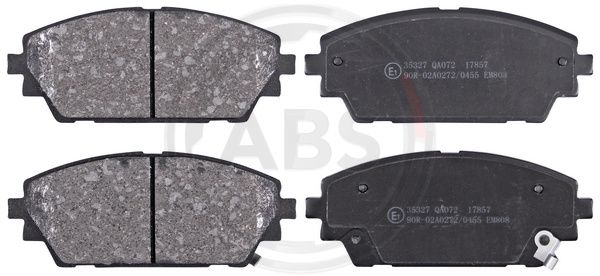 A.B.S. Komplet kočnih obloga, disk kočnica