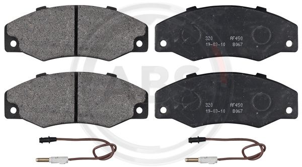 ABS Komplet kočionih obloga, disk-kočnica