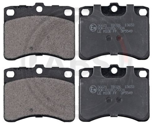 ABS Komplet kočionih obloga, disk-kočnica