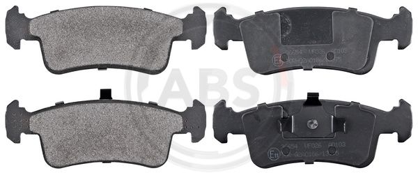 ABS Komplet kočionih obloga, disk-kočnica