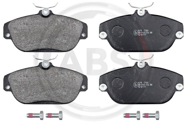 ABS Komplet kočionih obloga, disk-kočnica