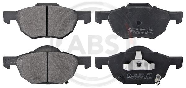 ABS Komplet kočionih obloga, disk-kočnica