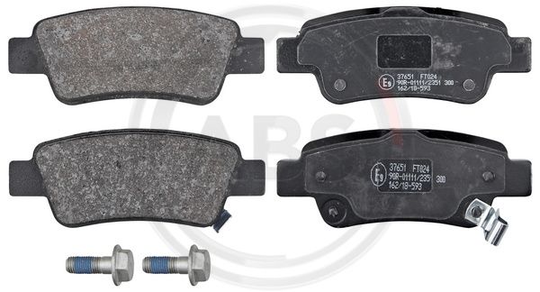 ABS Komplet kočionih obloga, disk-kočnica