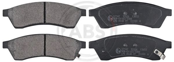 ABS Komplet kočionih obloga, disk-kočnica