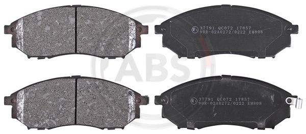 ABS Komplet kočionih obloga, disk-kočnica