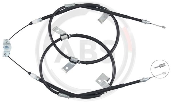 ABS Uže, parkirna kočnica