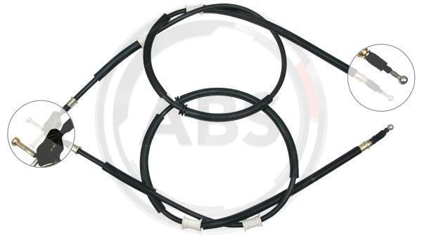 ABS Uže, parkirna kočnica