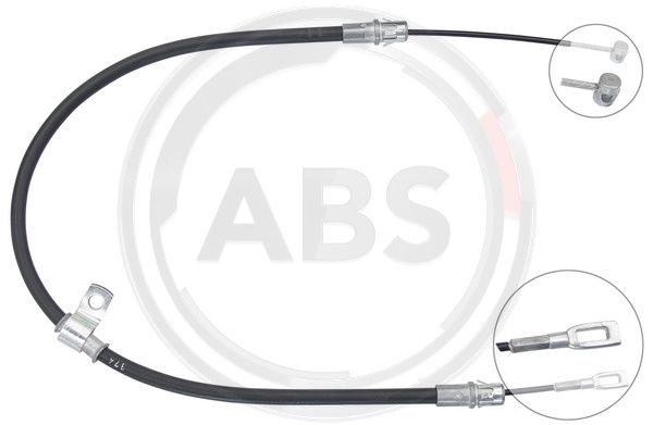 ABS Uže, parkirna kočnica