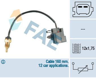 FAE Osjetnik temperature rashladnog sredstva