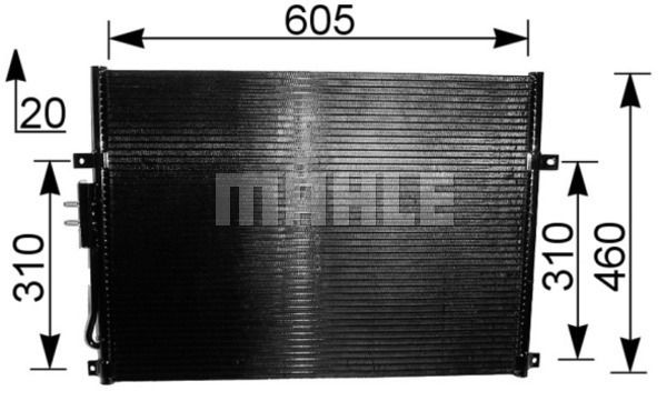 MAHLE Kondenzator, klimauređaj